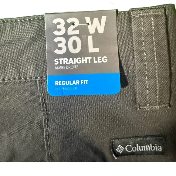 NWT Columbia Men's Flex ROC Pant - 32/30 38/30 Gray - Picture 5 of 11